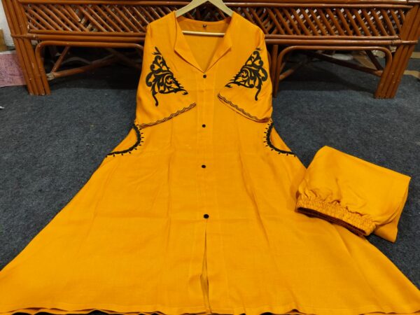 Kurti Plazo set for Gorgeous ladies - Image 4