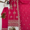 Sharara  Collection Pure Heavy Chinnon Silk Top-Bottom And Dupatta Set - Image 3